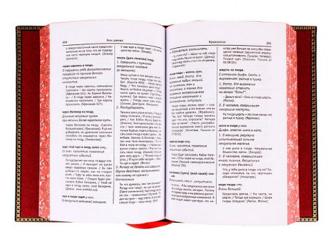 словарь русского мата - разворот, подарочная книга